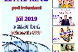 Rajecké letné kino pod hviezdami