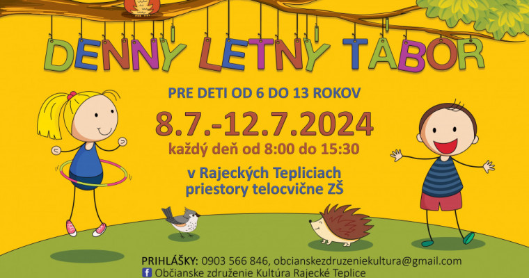 Denný letný tábor OZ Kultúra