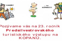 23. ročník Výstupu na Kopanú 30.12.2018