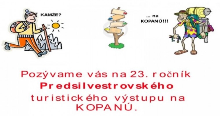 23. ročník Výstupu na Kopanú 30.12.2018